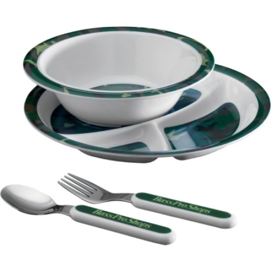 BASSPRO CAMO DINNER SET