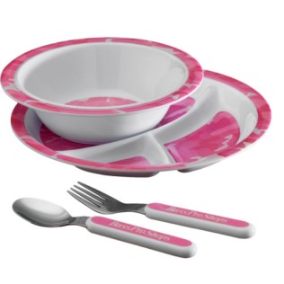 BASSPRO CAMO DINNER SET