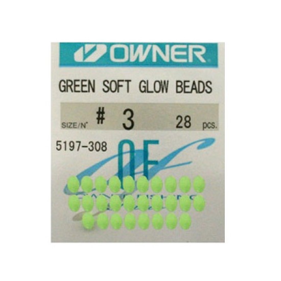 OWNER 5197 SOFT GLOW BEADS FLUO GREEN