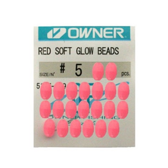 OWNER 5197 SOFT GLOW BEADS RED