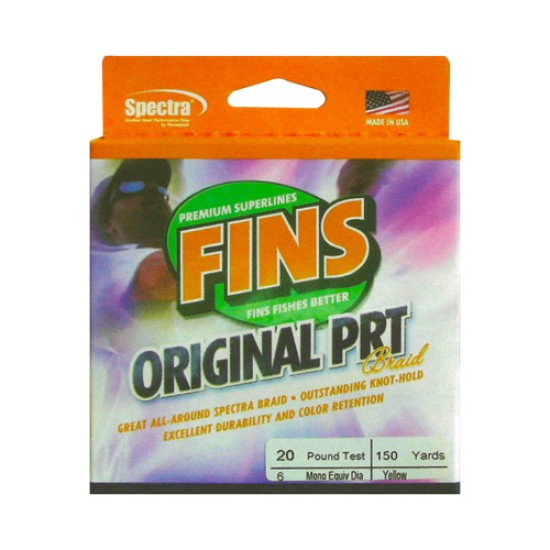 FINS METERED COLORED PRT BRAID 300yd