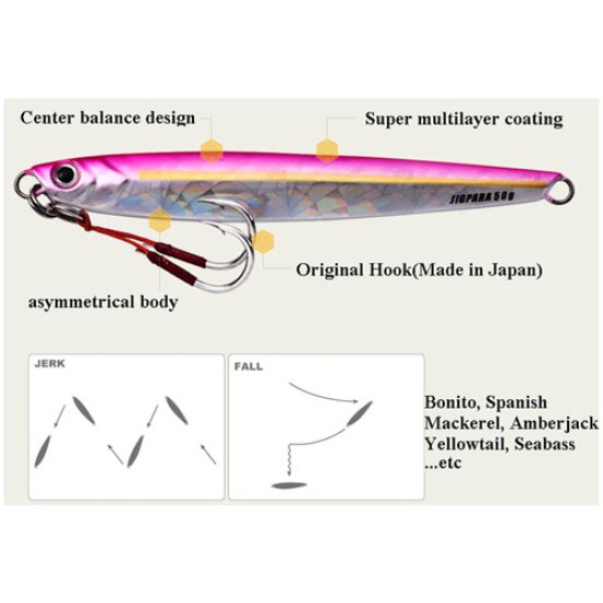 MAJORCRAFT JIGPARA SEMILONG 60gr